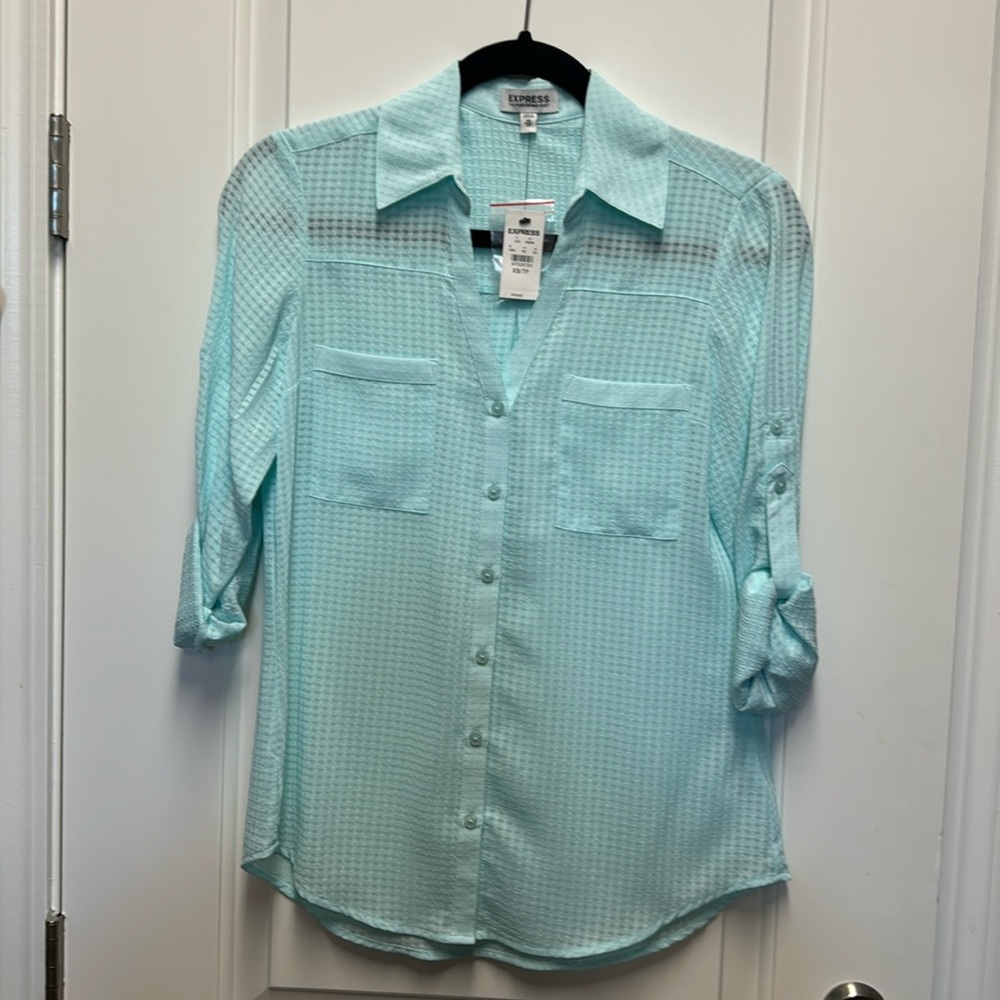 NWT Express portofino button down shirt size XS